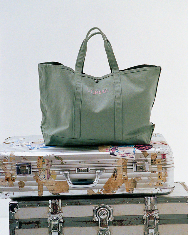 【L.L.Bean for SALON（エル・エル・ビーン）】別注グローサリー・トート / 復刻・WEB限定カラー  ¥6,600(税込)