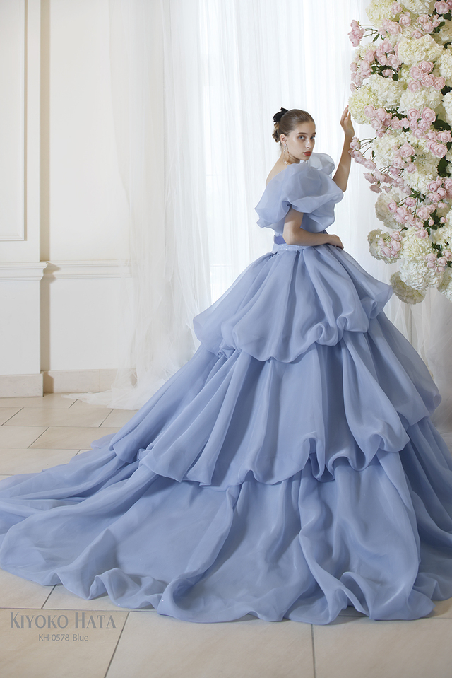 KIYOKO HATA（キヨコハタ）新作ウェディングドレス　KH-0578_Blue