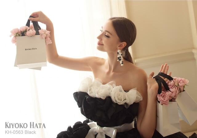 【KIYOKO HATA キヨコハタ】新作ウェディングドレス：KH-0563_Black
