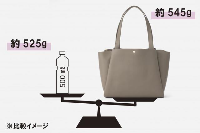 【KEYUCA】「合皮3ROOM軽量トート M」5,940円(税込)