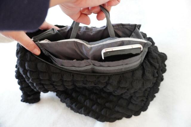 バッグインバッグとの併用がおすすめ