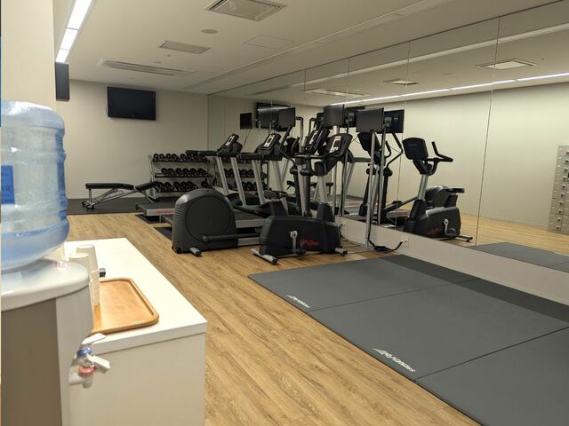 【軽井沢マリオットホテル】メインウイング内の24時間営業の「フィットネスセンター」(宿泊者無料)
