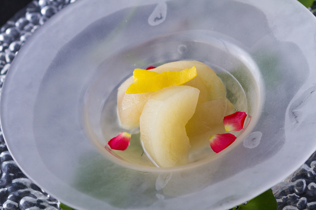 千葉県産梨のコンポート～シャンパンの香り～