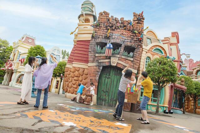 東京ディズニーランド「びしょ濡れトゥーンタウン」