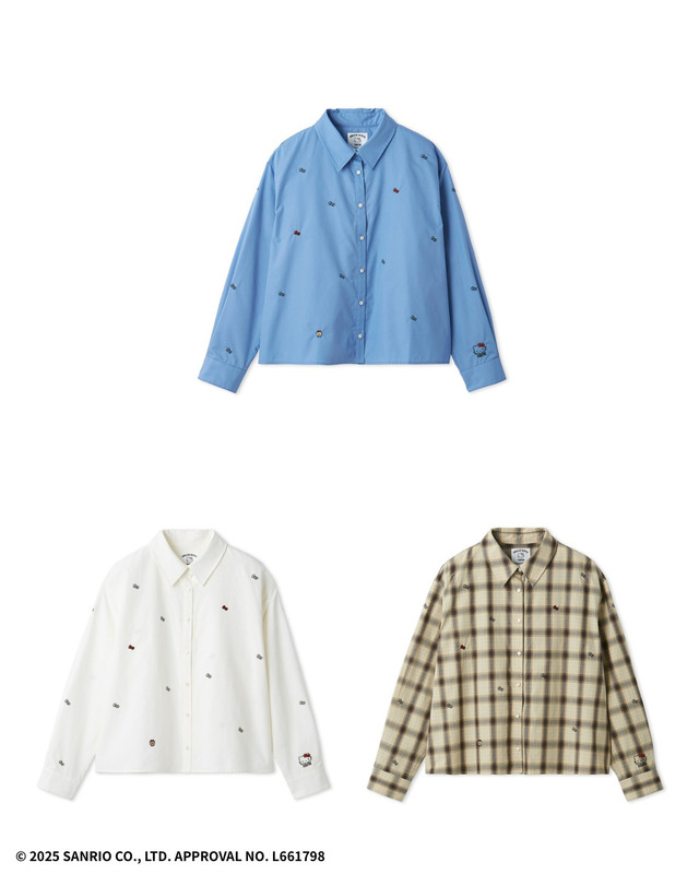 HELLO KITTYリボン刺繍シャツ 25,300円(税込)