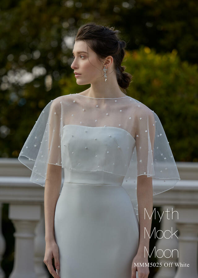 【クラウディア】Myth Mock Moon(ミスモックムーン)新作ウェディングドレス|MMM5025_OffWhite