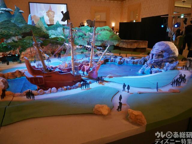 東京ディズニーシー新エリア「ファンタジースプリングス」模型展示