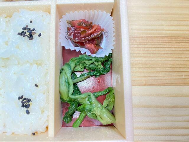 【崎陽軒】菜の花の醤油漬けはご飯もすすむ！