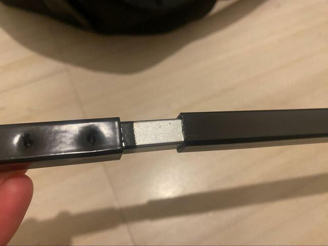 【ワークマン 燃え広がりにくいローチェア】細いけどしっかり支えてくれる鉄