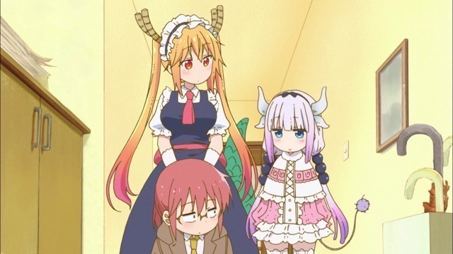 第二のドラゴン 襲来 小林さんちのメイドラゴン 第2話あらすじ 場面カット解禁 Medery Character S