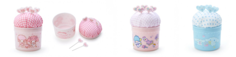 　ピンクッション小物入れ（全3種）各1,760円