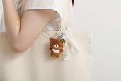 【リラックマ「チャイロイコグマのくまきゅんDays」】「じゃらじゃらぶらさげぬいぐるみ」全4種 各2,750円／リラックマ、コリラックマ、キイロイトリ、チャイロイコグマの4種類