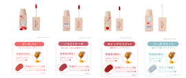 「Lovisiaちいかわリップグロス<4種類>」:各1,320円(税込)