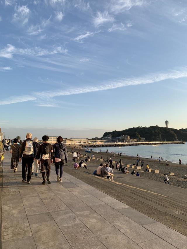 【東京エクストリームウォーク100】過去開催時の第2チェックポイント、江ノ島付近の様子