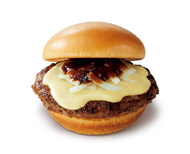 【モスバーガーの定番ハンバーガー人気ランキング 4位】「とびきりチーズ～北海道産ゴーダチーズ使用～」540円（税込）