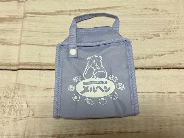 シャーベットカラーがかわいい、保冷サンドイッチポーチ