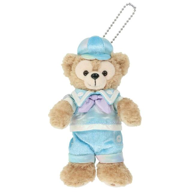 ぬいぐるみバッジ 2,800円｜東京ディズニーシー「ダッフィー＆フレンズ20周年：カラフルハピネス」スペシャルグッズ｜販売開始：2025年4月8日（火）