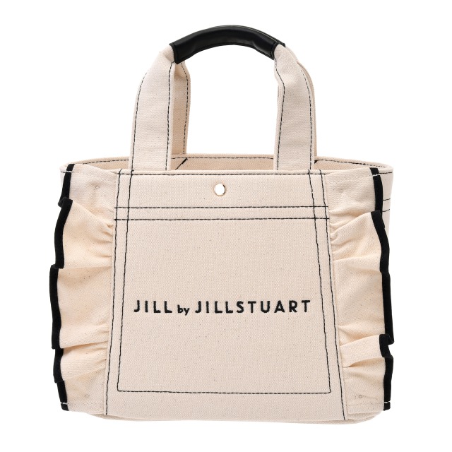 【JILL by JILLSTUART 】フリルトート(ホワイト)/9,790円(税込)