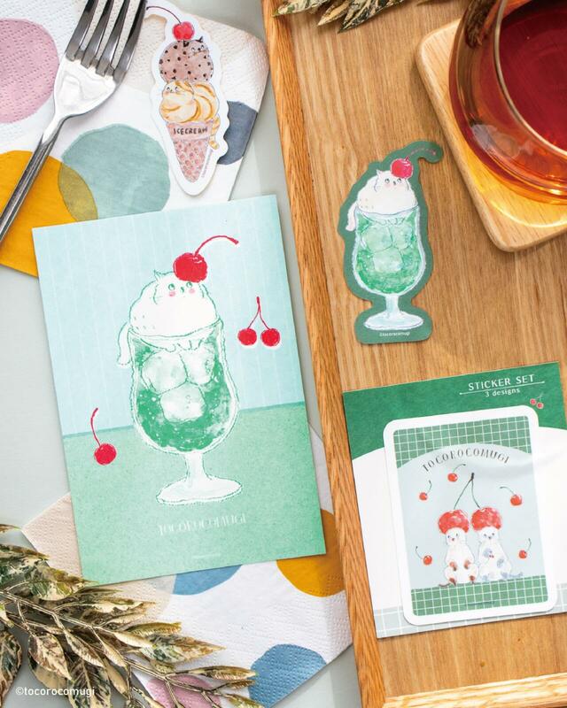 ロフト先行 /「トコロコムギ」 レトロ印刷ポストカード 喫茶(古川紙工)　286円