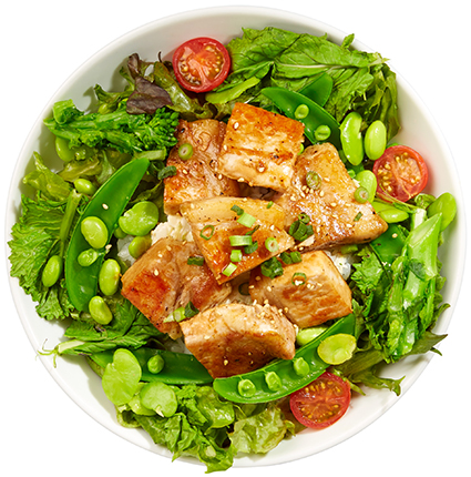 春野菜と匠味豚のステーキ丼