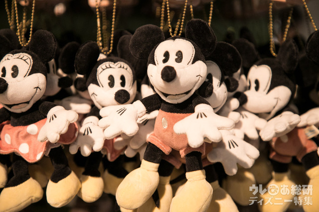 ぬいぐるみキーチェーン 1,700円｜ディズニー・アート展