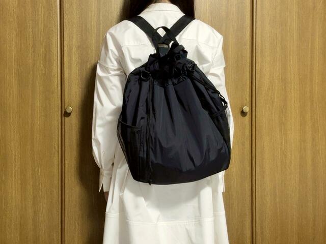 リュックとして背負ってみました！