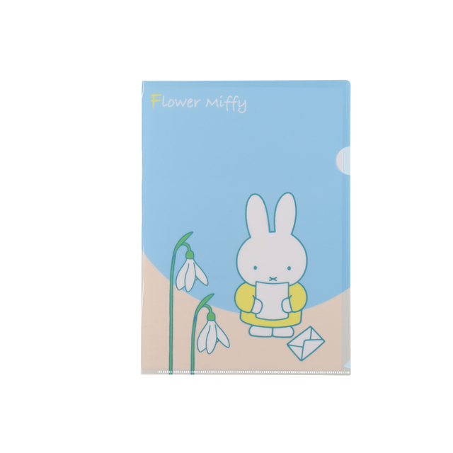 Flower Miffy A4クリアファイル　スノードロップ　627円(税込)
