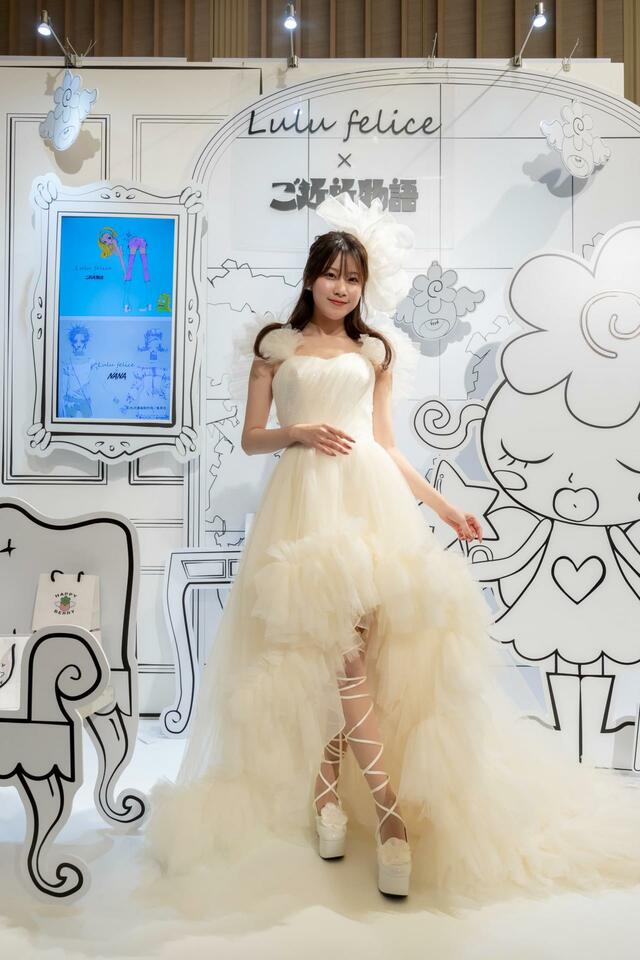 「Lulu felice×ご近所物語」新作ウェディングドレス　LU-1006_OffWhite