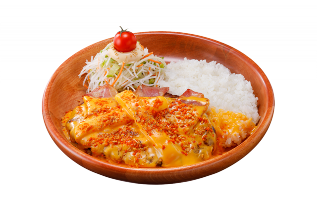 「ガーリックベーコンメルティーチーズバーグディッシュ」【びっくりドンキーの「We Love Cheeeese!」フェア】