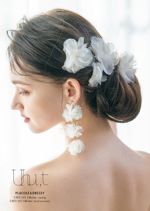 KURAUDIA × PLACOLE & DRESSY（クラウディア×プラコレ）新作ウェディングドレス｜Uhu,t（ウフト）ヘアアクセサリー