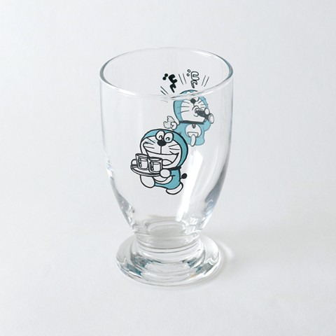【ヴィレッジヴァンガードオンラインストア／ドラえもんキッチン雑貨】グラス（ドリンク・ドラえもん）　1,320 円（税込）