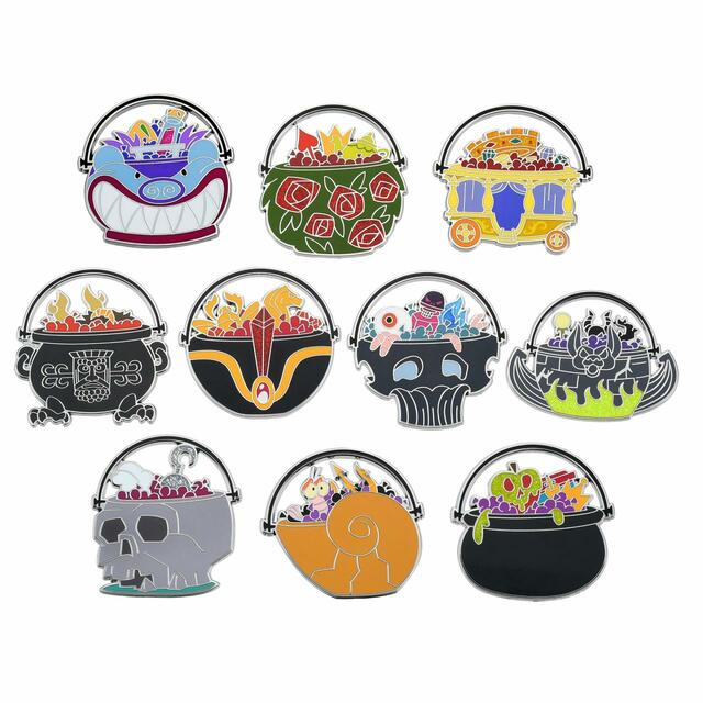 ディズニーヴィランズ シークレットピンバッジ バスケット DISNEY HALLOWEEN 2023 2,310円