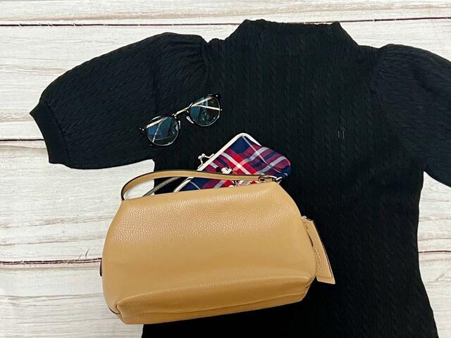 秋カラーの小物との相性抜群！『SPRiNG 10月号』付録：MICKEY MOUSE（ミッキーマウス）横長がま口ポーチ