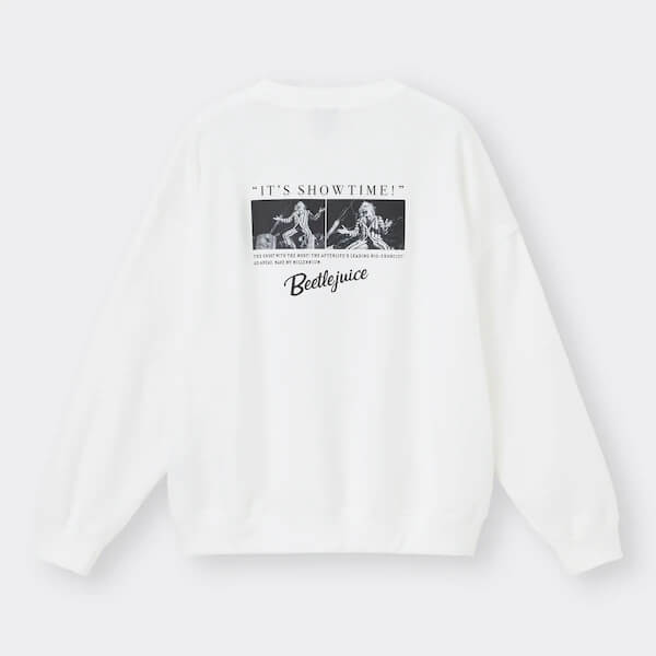 『ビートルジュース』グラフィックスウェットプルオーバー(長袖)WB CLASSIC FILM COLLECTION +X