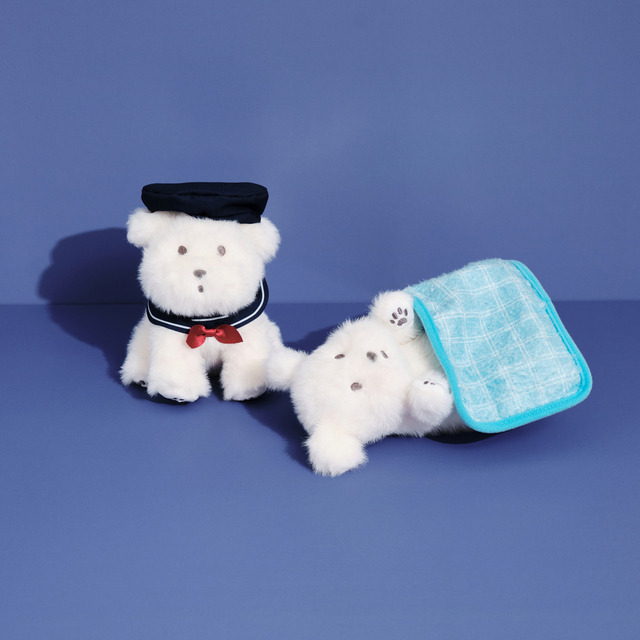 ぬいぐるみ 各5,280円※公式オンラインストアおよび店舗は4/8(水)発売予定 ※アトレ恵比寿：4/3(金)～、ホワイティうめだ：4/4(土)～先行発売）