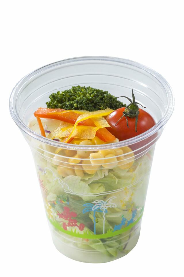 「カスバ・フードコート」カップサラダ