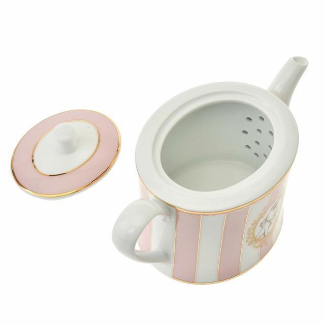 【Noritake】マリー おしゃれキャット ティーポット ストライプ柄 Spring Afternoon Tea Noritake 6,050円