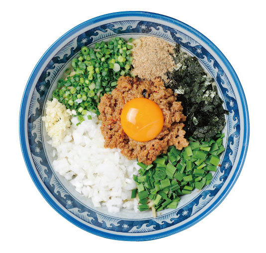 亀仙人　にぼし台湾まぜそば850円