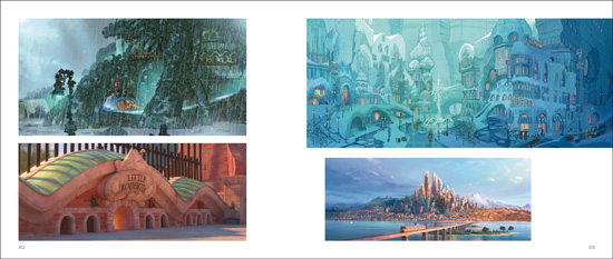 「ディズニーアニメーション背景美術集」より