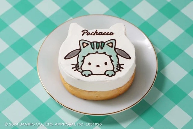 「ねこねこ×サンリオキャラクター イラストケーキ」ポチャッコ