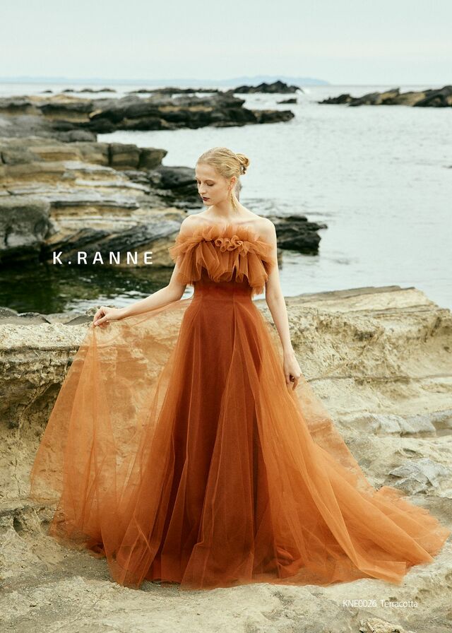 「K.RANNE-クランネ-」新作ウェディングドレス KNE0026_Terracotta