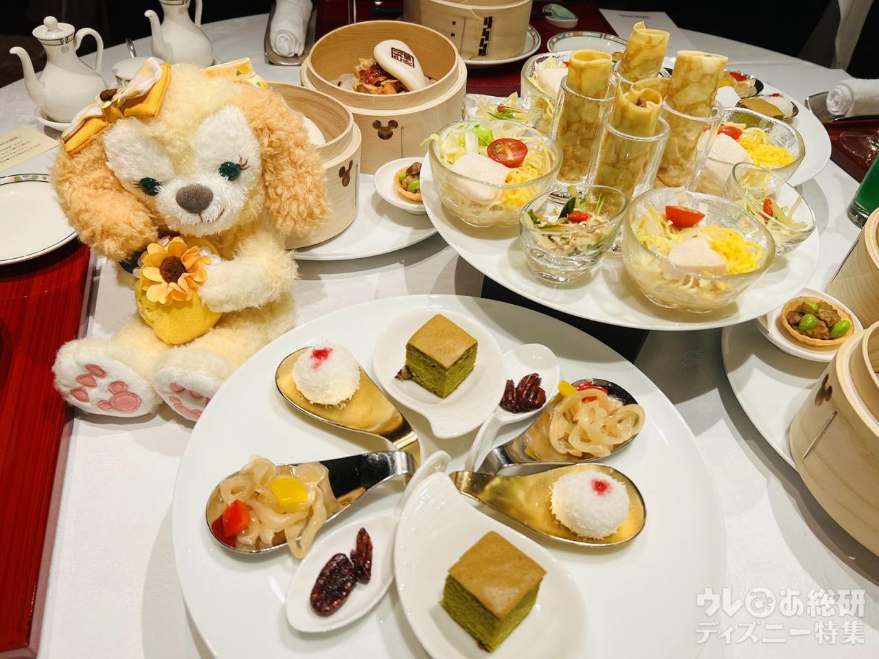 ダッフィー】たちの「飲茶アフタヌーンティー」実食レポ♪ “世界一