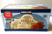 【No.2】【カークランドシグネチャー バニラアイスクリーム 1.89L×2個 1998円】合計約4Lもあるため、事前に冷凍庫のスペースを確保しておく必要はあるものの、あまり賞味期限を