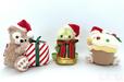 「クリスマスを楽しむグッズ」ぬいぐるみバッジ