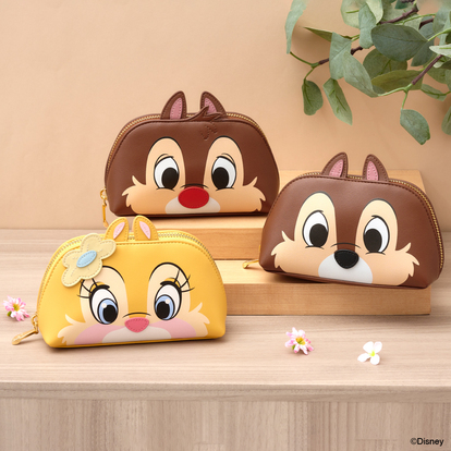 サマンサ×ディズニー】チップとデールの「顔ポーチ」がさすがに可愛