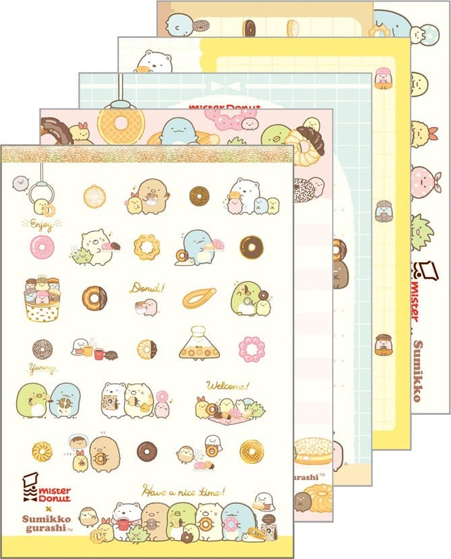 【ミスタードーナツ×すみっコぐらし】「メモパッド」 440 円