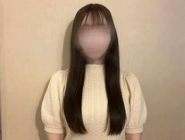 アフター画像。はねていた箇所がストレートに!