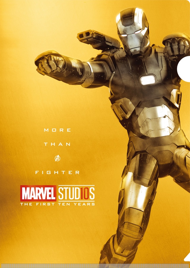 クリアファイルセットF(アイアンマン、ウォーマシン、ホークアイ、ブラック・ウィドウ、ハルク)