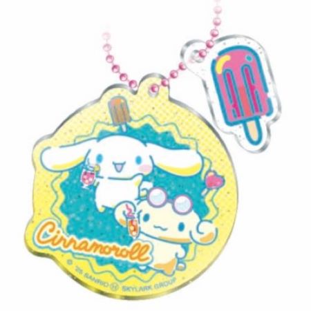【すかいらーく6ブランド「ラッキーセット」新カプセルトイ】「シナモロール」アクリルチャーム