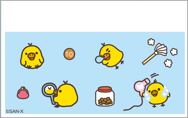 【サンエックス新商品】「マイナンバーカードクリアケース」418円／キイロイトリ　うら